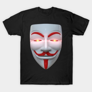 V vendetta anonymous mask T-Shirt